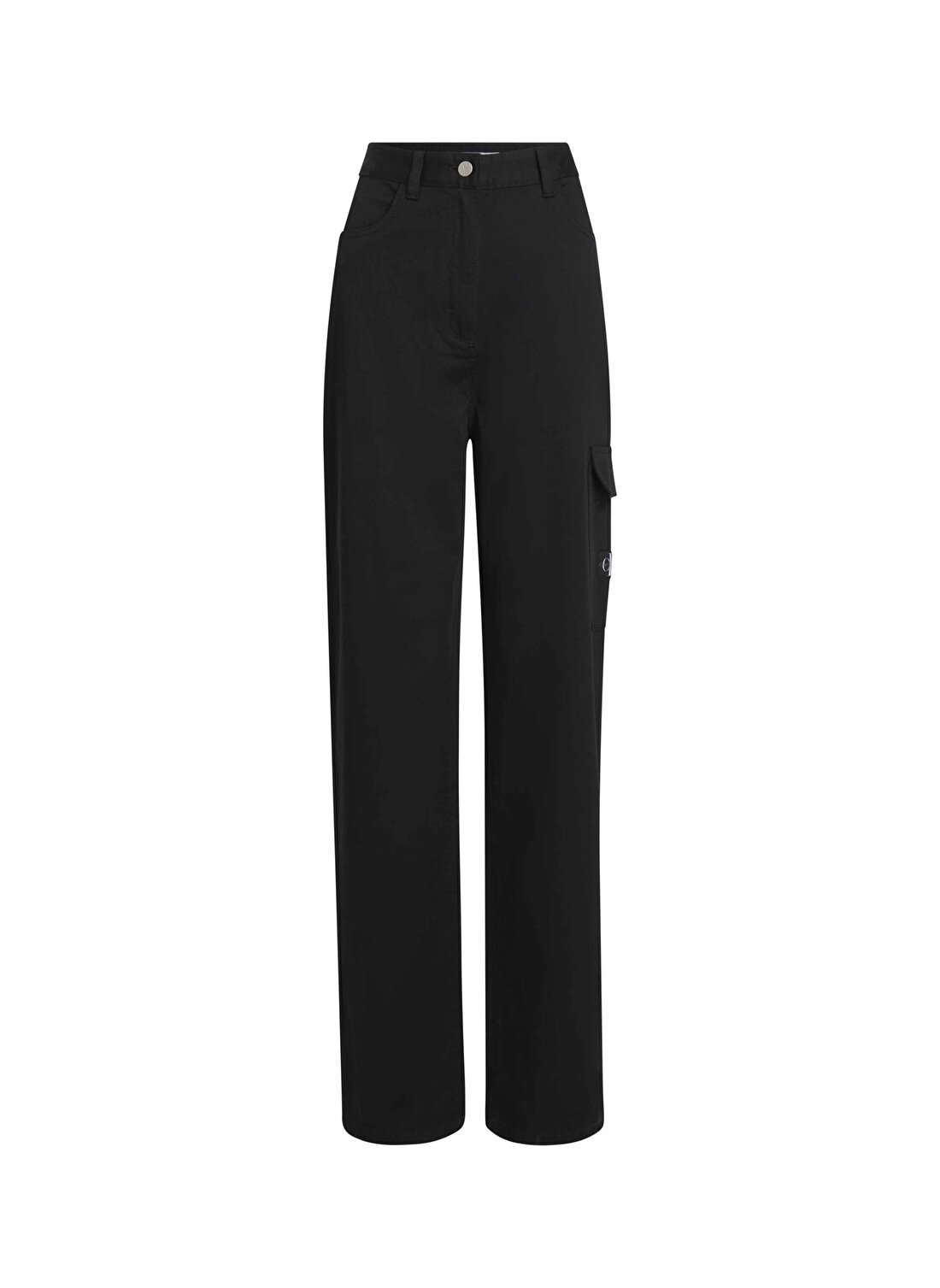 Calvin Klein Jeans Yüksek Bel Normal Siyah Kadın Pantolon J20J221297