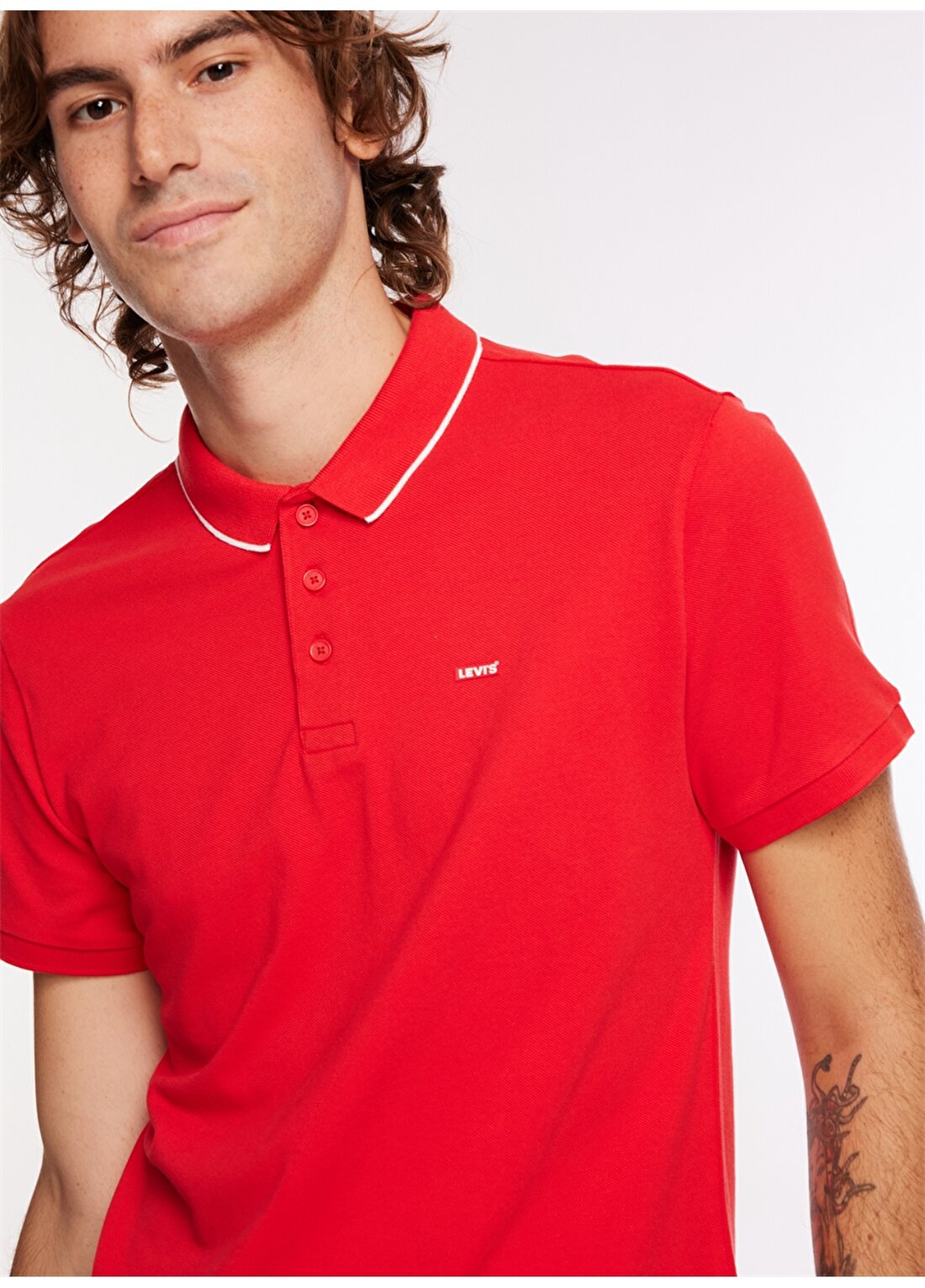 Levis Düz Kırmızı Erkek Polo T-Shirt A1383-0093_BNG BASIC2 POLO RED POLO