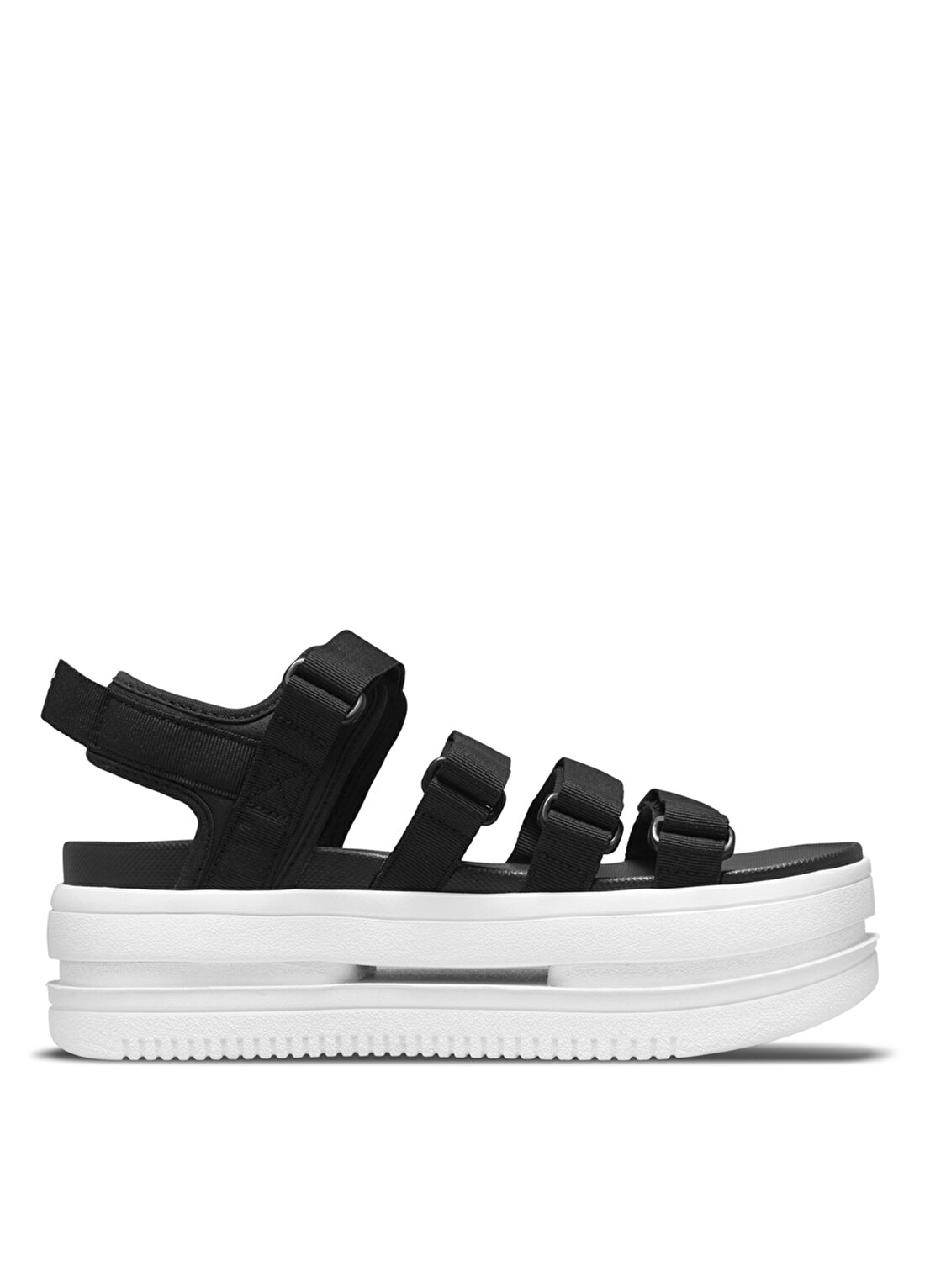 Nike Siyah - Gri - Gümüş Kadın Sandalet DH0223-001 W