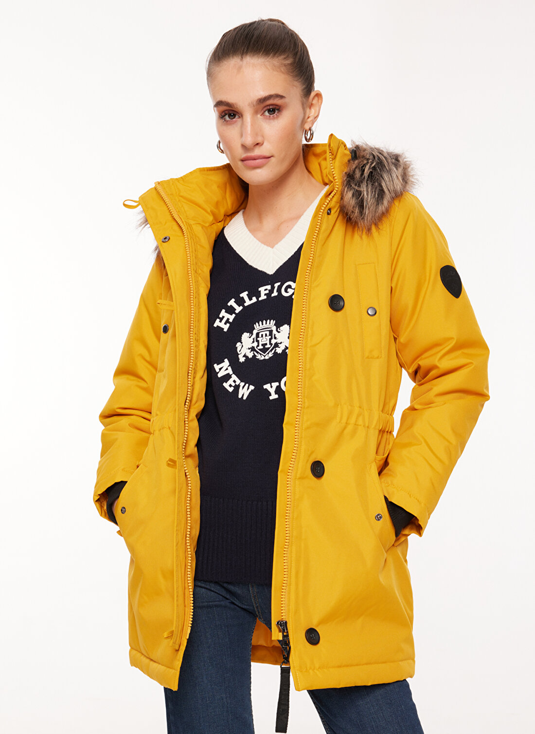 Only Hardal Kadın Kaban ONLIRIS FUR WINTER PARKA CC 2023 OT