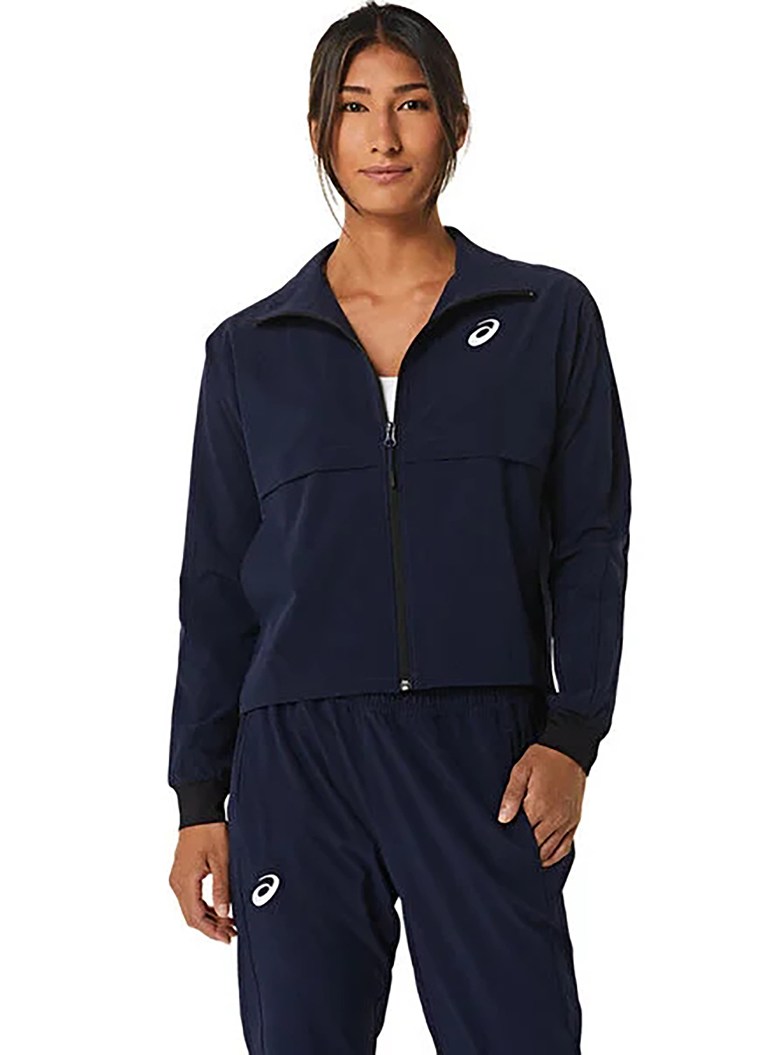 Asics Lacivert Kadın Ceket 2042A255-400 WOMEN MATCH JACKET