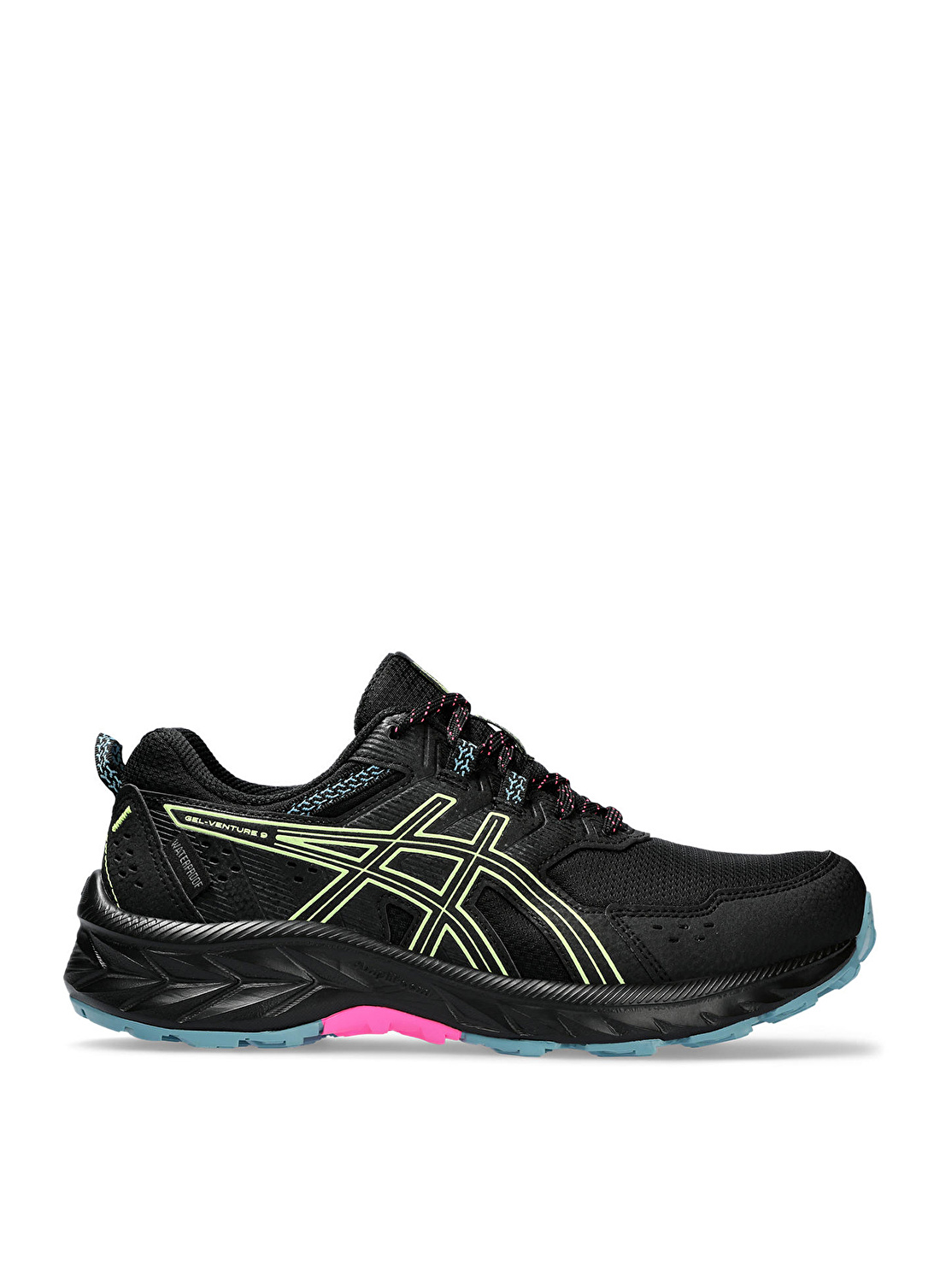 Asics Venture 9 Waterpro Siyah Kadın Koşu Ayakkabısı 1012B519-002 