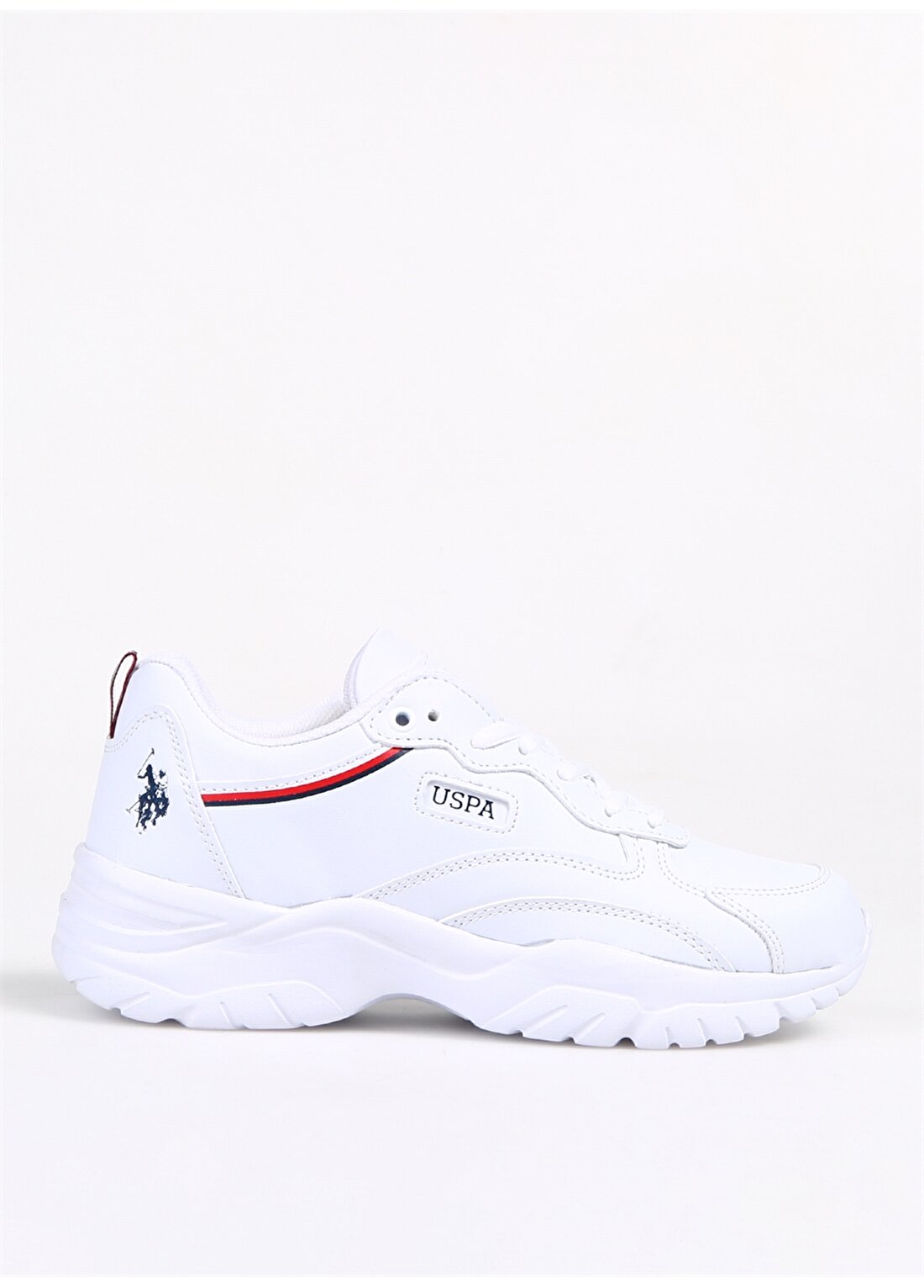 U.S. Polo Assn. Beyaz Kadın Sneaker 3W TRACEY 3PR