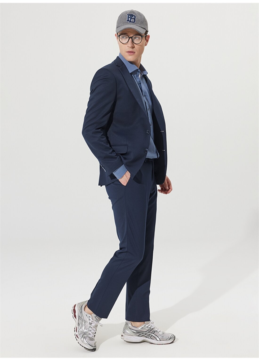 Altınyıldız Classics Normal Bel Slim Fit Lacivert Erkek Takım Elbise 4A3010000111