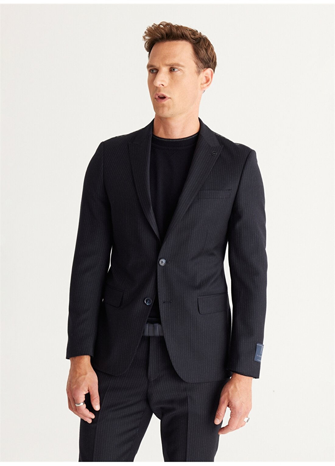 Altınyıldız Classics Normal Bel Slim Fit Koyu Lacivert Erkek Takım Elbise 4C3024100006