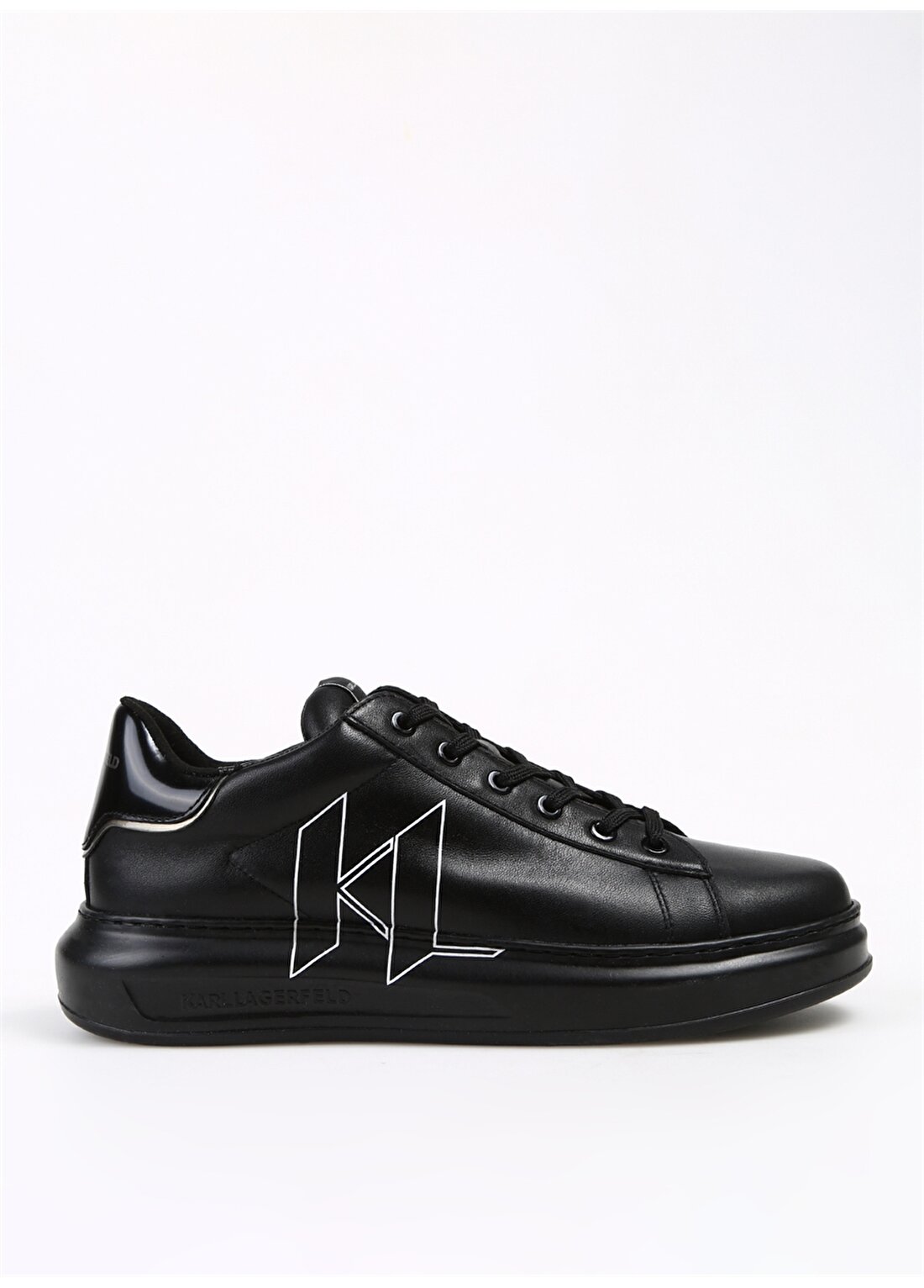 KARL LAGERFELD Siyah Erkek Deri Sneaker KL52511