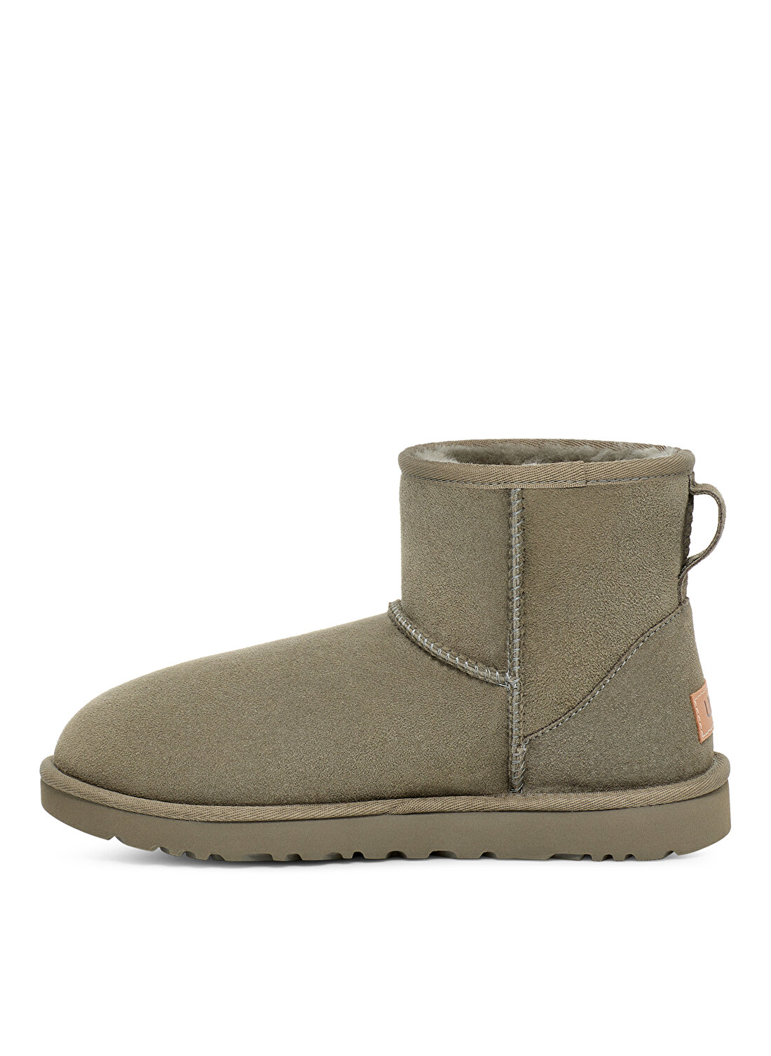 Ugg Süet + Deri Haki Kadın Bot W CLASSIC MINI II 1016222