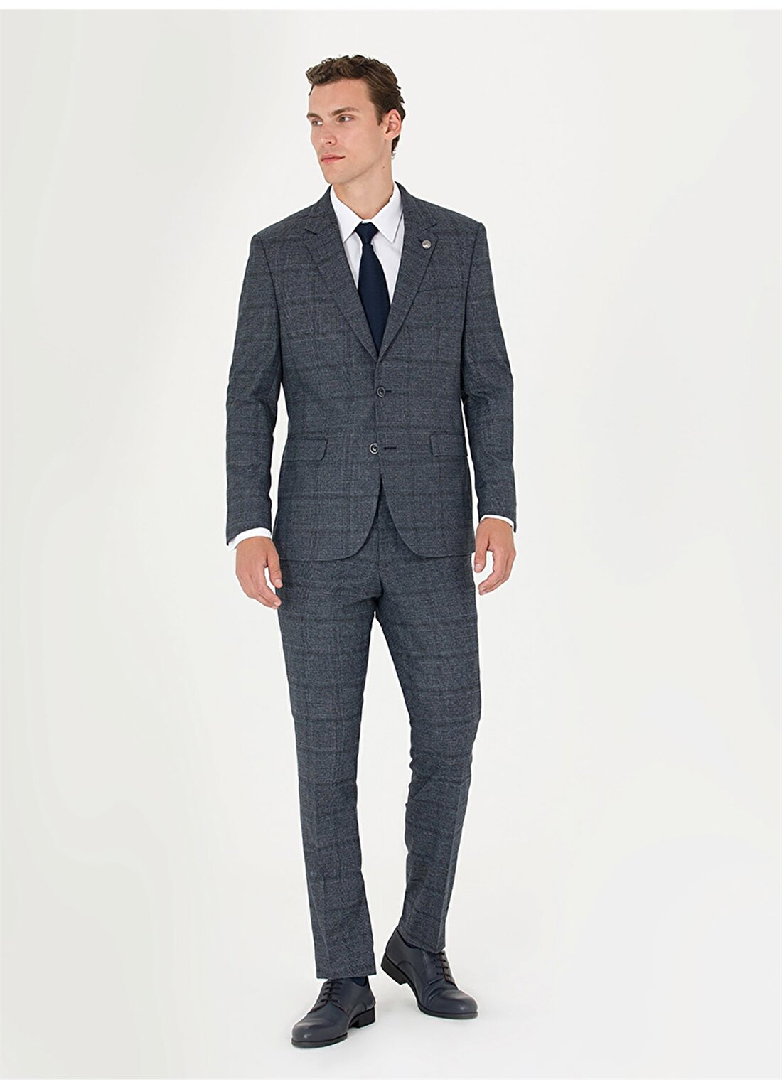 Pierre Cardin Normal Bel Slim Fit Lacivert Erkek Takım Elbise N00102/ST