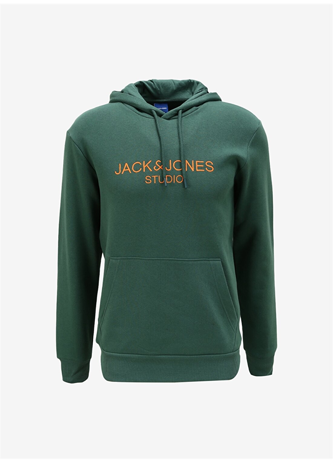 Jack & Jones Kapüşon Yaka Yeşil Erkek Sweatshırt 12261177_JORLOUI SWEAT HOOD EXC