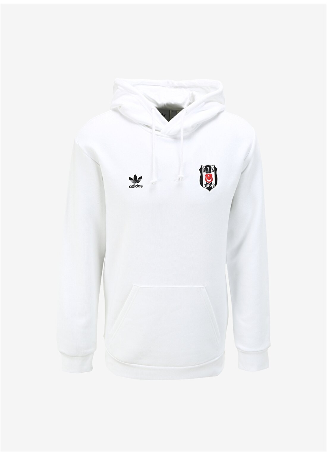 Adidas Beyaz Erkek Kapüşon Yaka Beşiktaş Sweatshirt IP1268-BJK OG ES HD