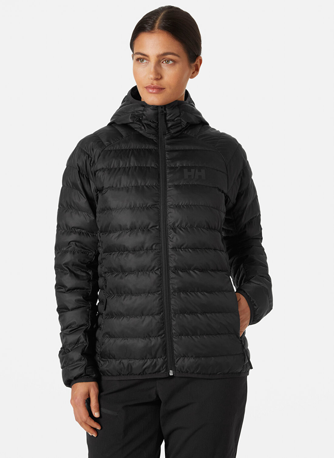 Helly Hansen Siyah Kadın Mont HHA.63252_HELLY HANSEN W BANFF HOOD 