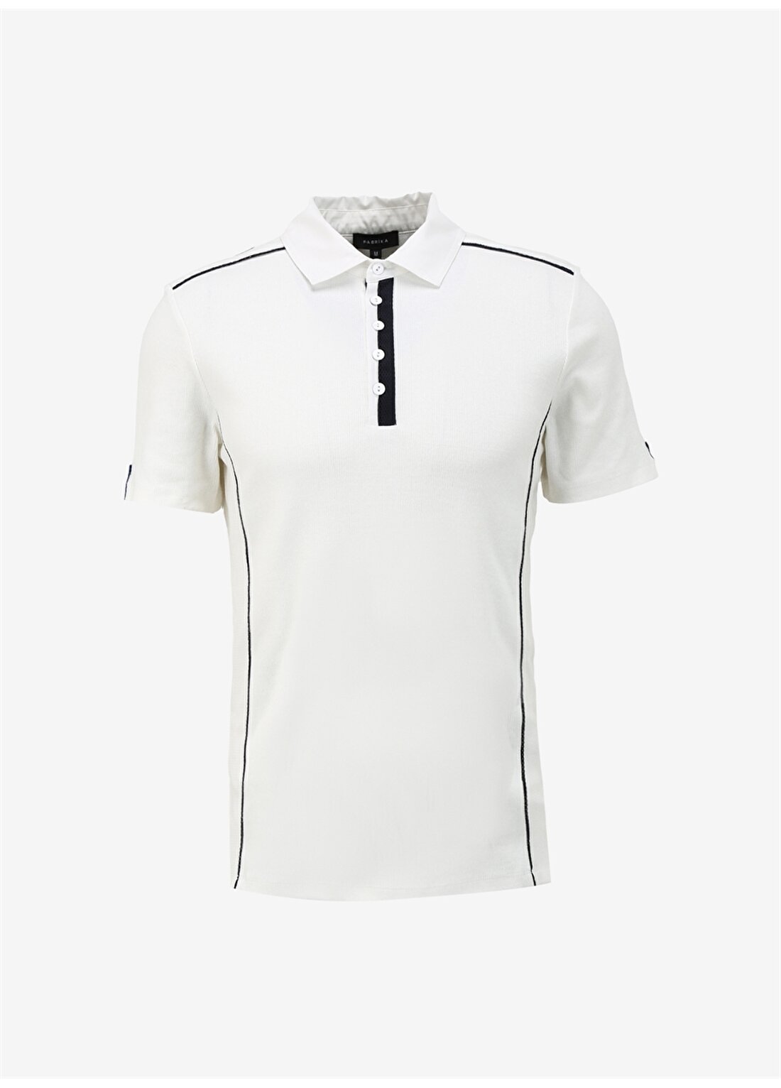 Fabrika Beyaz Erkek Basic Polo T-Shirt F4SM-TST 0750