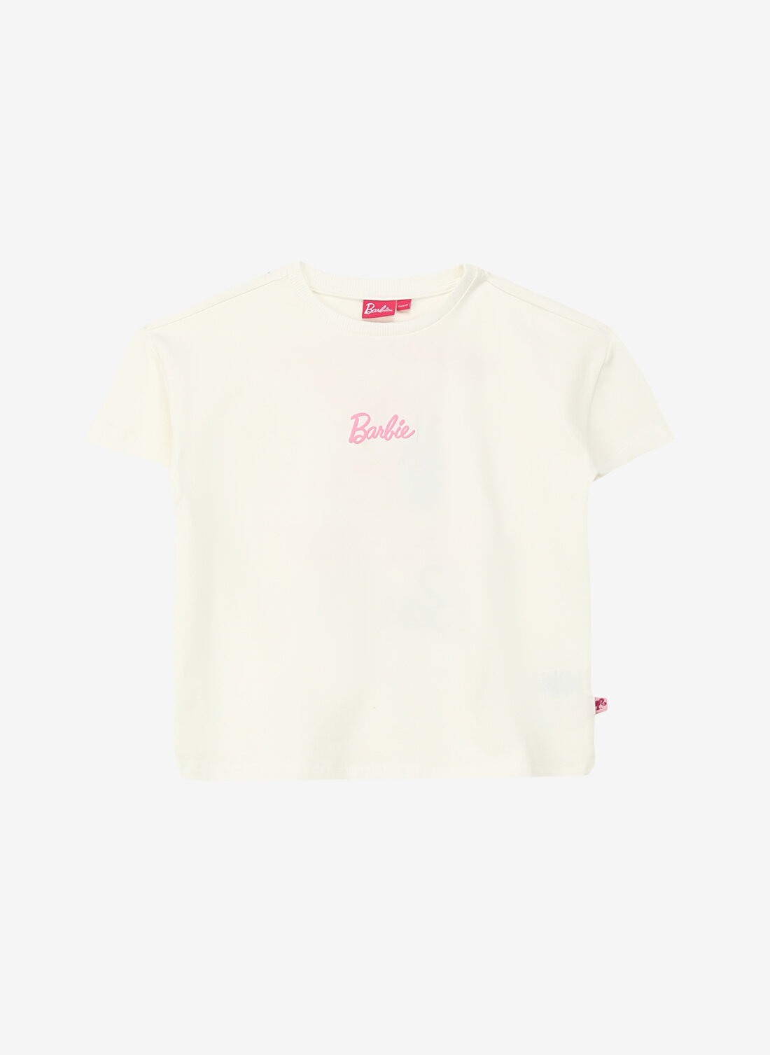 Barbie Baskılı Ekru Kız Çocuk T-Shirt BRB4SG-TST6009