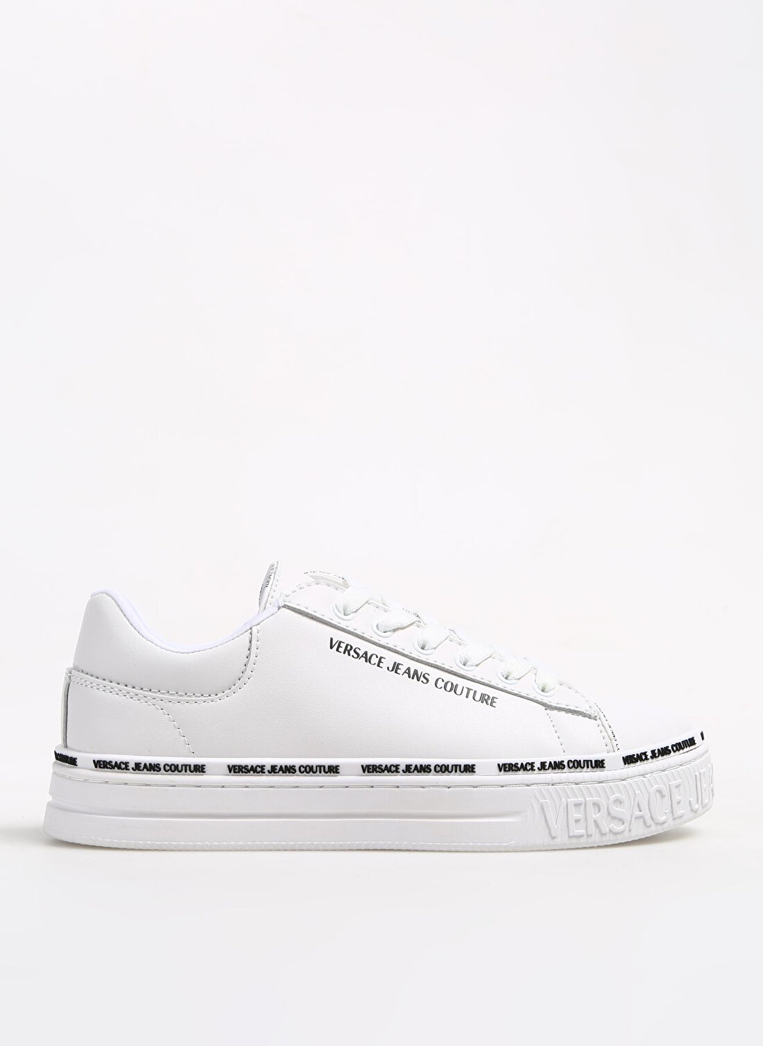 Versace Jeans Couture Beyaz Kadın Deri Sneaker 75VA3SK5ZP315003 