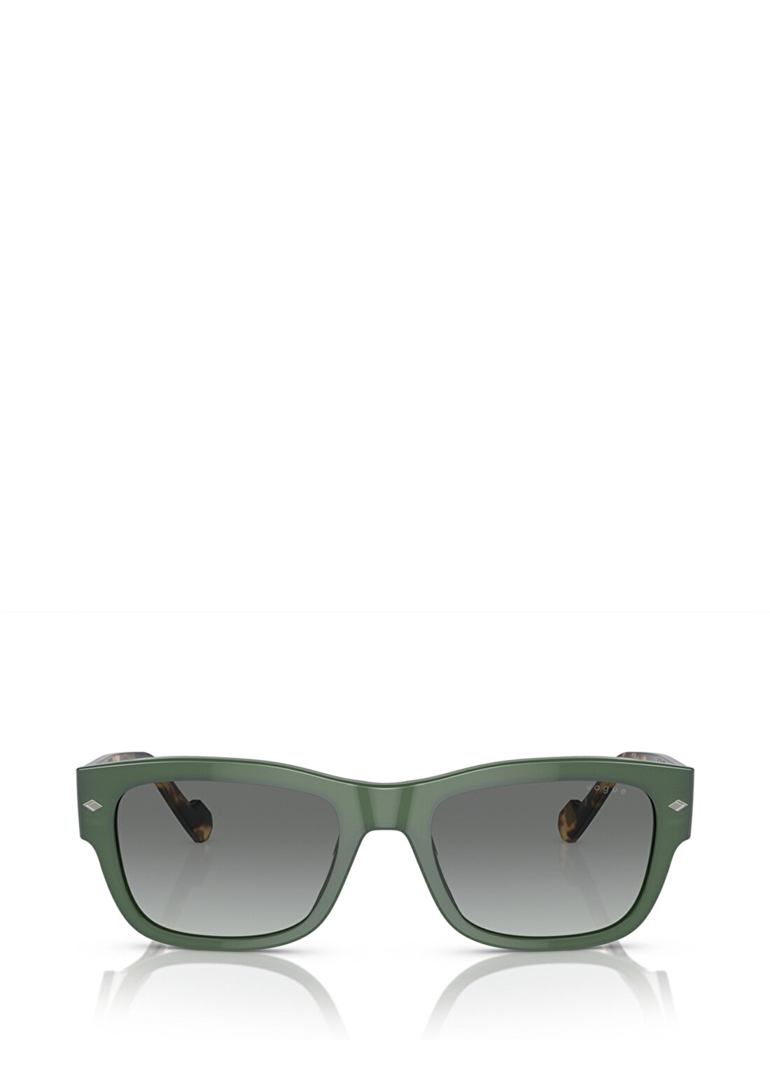 Vogue VO5530S Dikdörtgen Yeşil Erkek Güneş Gözlüğü