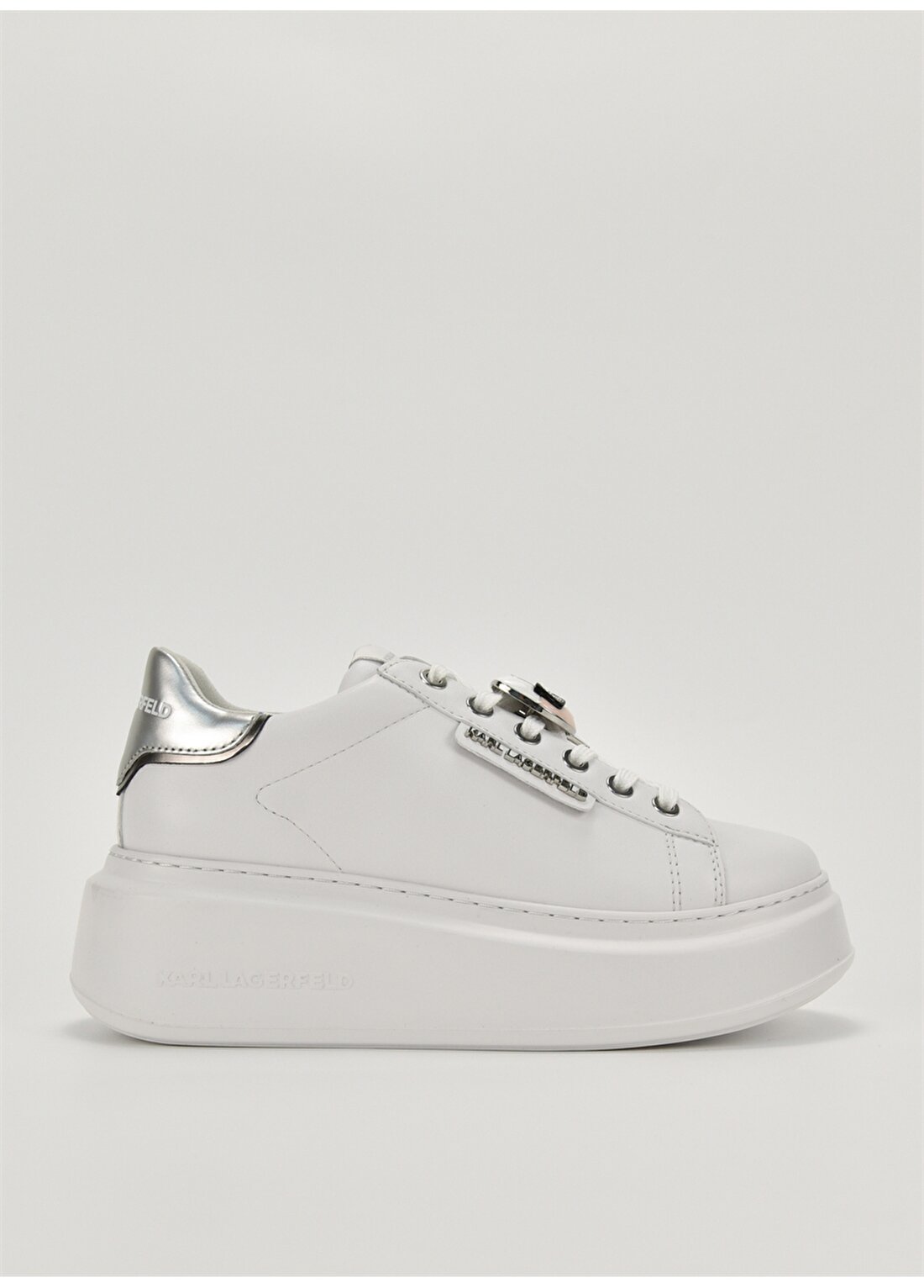 KARL LAGERFELD Beyaz Kadın Deri Sneaker KL63576K01S