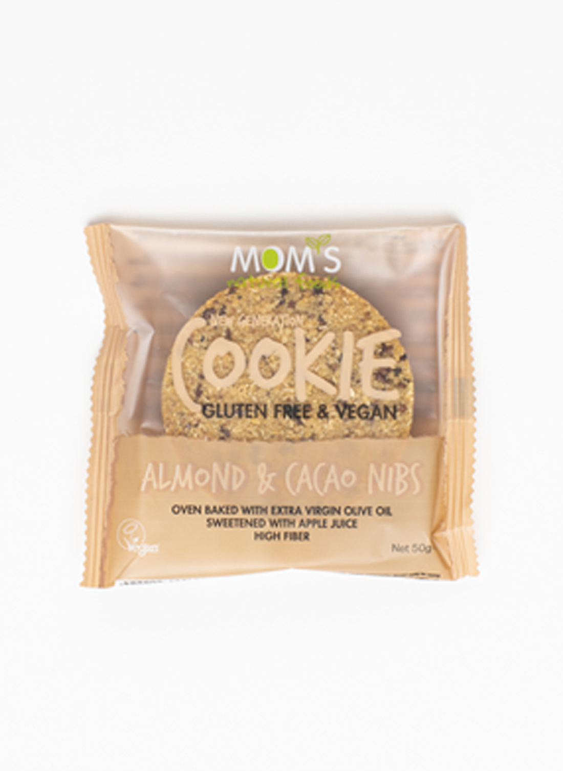 Moms Natural Foods Badem-Kakao Nibs Cookıe