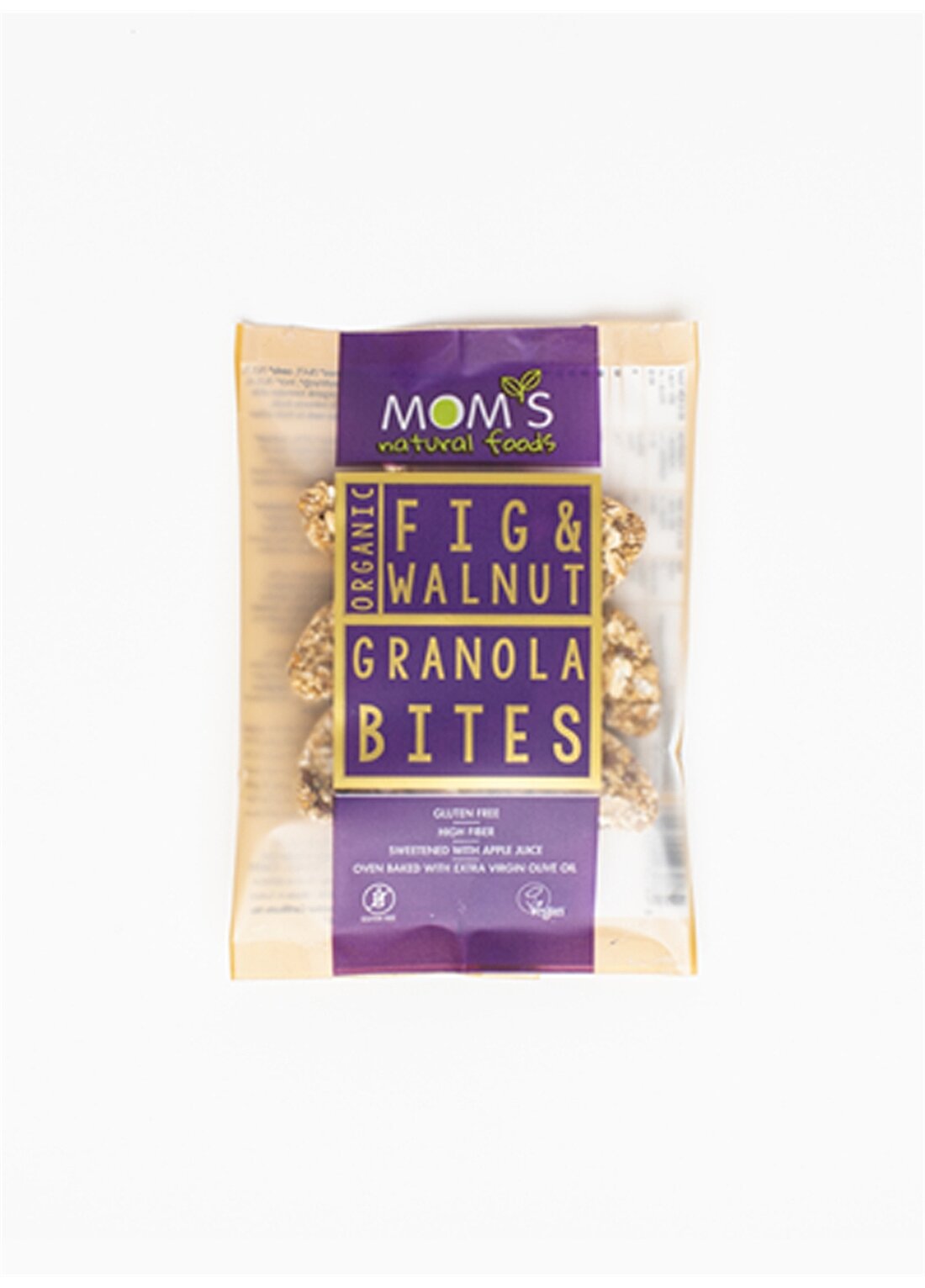 Moms Natural Foods Organik Glutensiz İncir & Ceviz Granola Bites