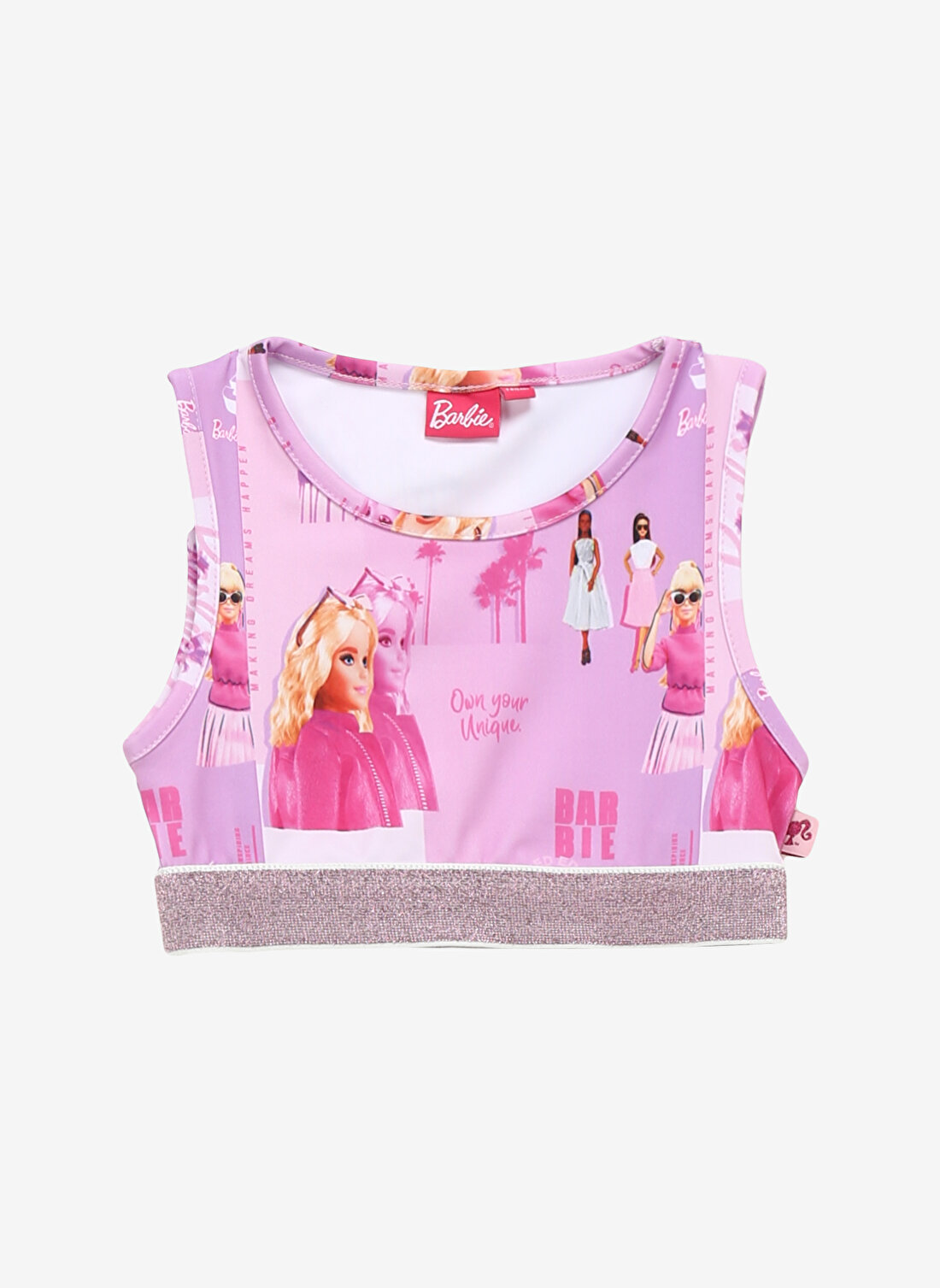 Barbie Desenli Çok Renkli Kadın Bluz BRB4SG-BLZ6004
