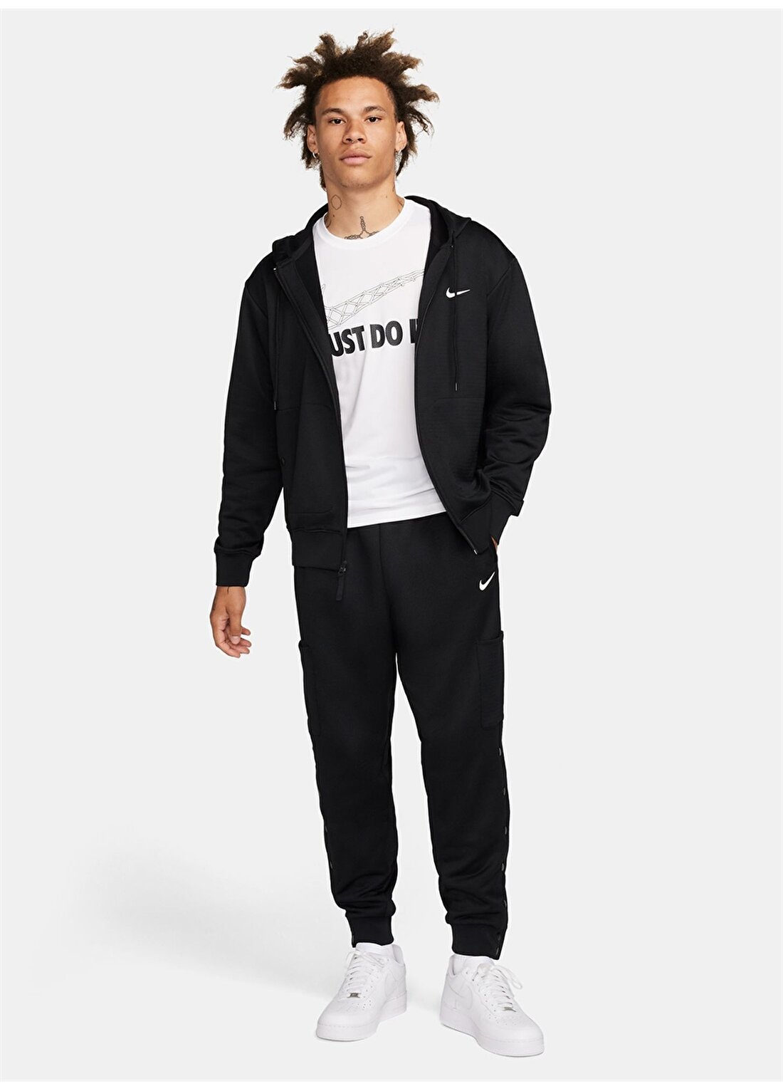 Nike Siyah Erkek Eşofman Altı FB7109-010-M NK TF CARGO PANT SSNL