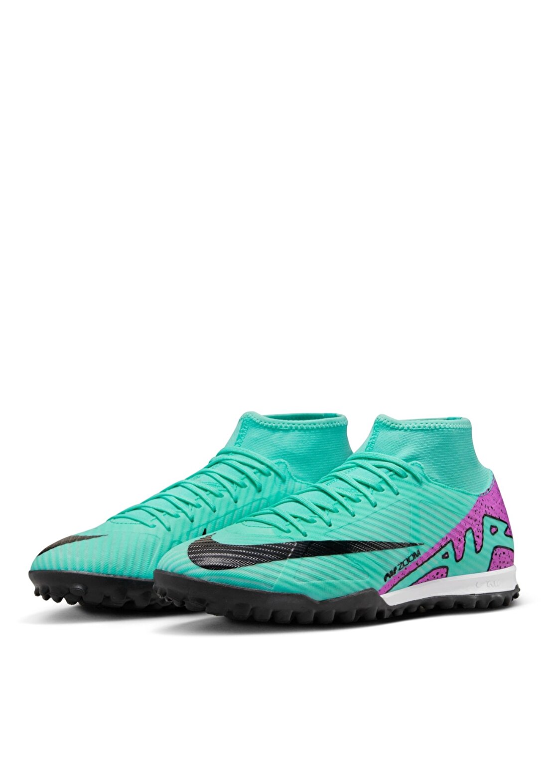 Nike Yeşil Erkek Halı Saha Ayakkabısı DJ5629-300-ZOOM SUPERFLY 9 ACADEMY