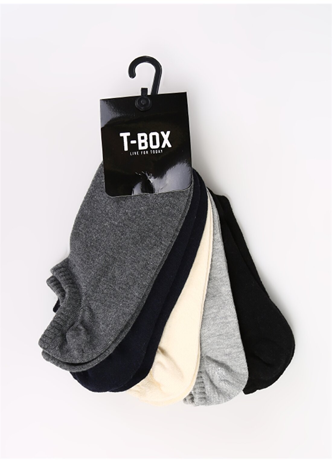 T-Box Çok Renkli Erkek 5'Li Sneaker Çorap NS-PTK-ERK-ONLY