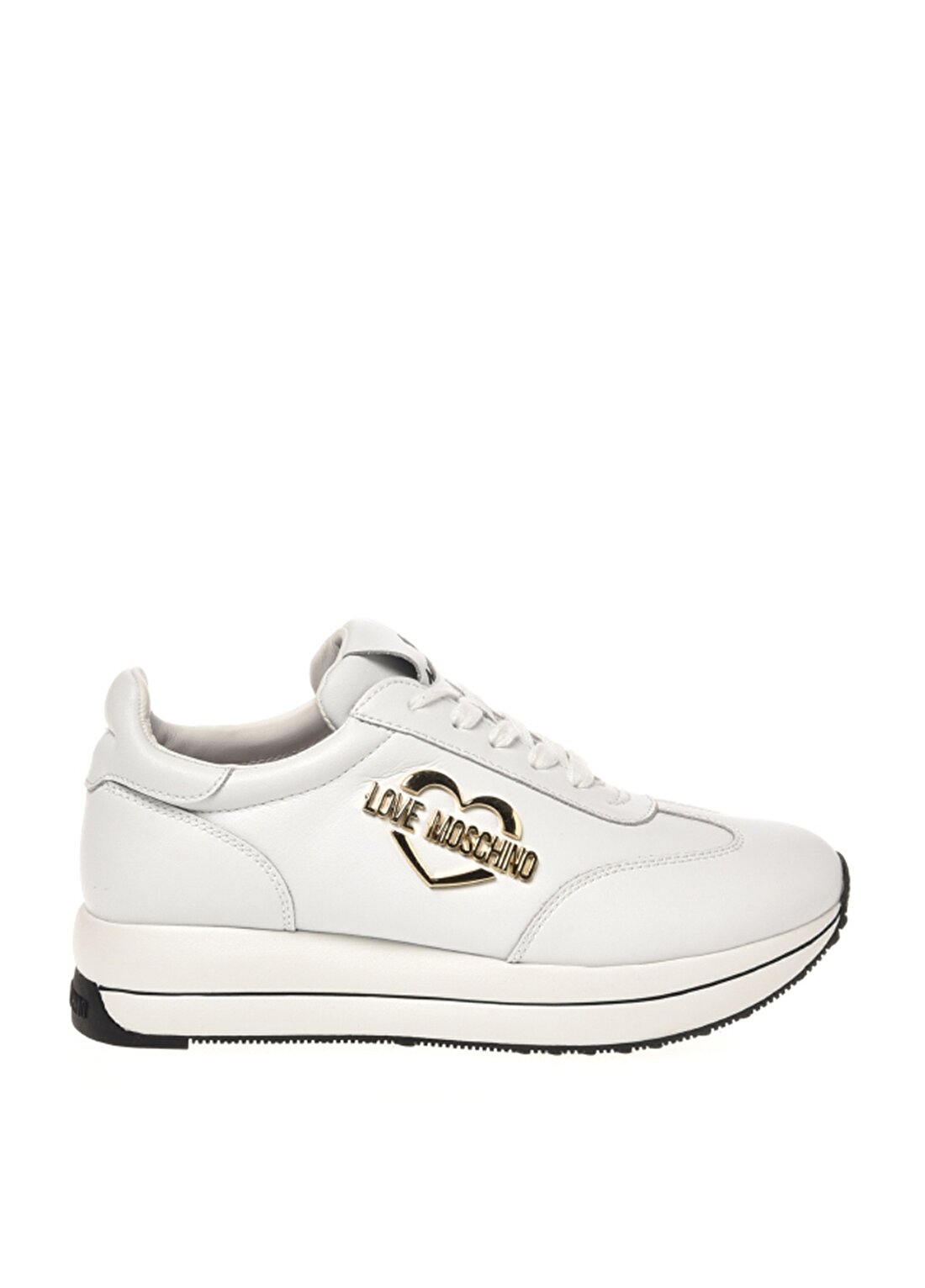 Love Moschino Beyaz Kadın Deri Sneaker JA15074G1HIA0100