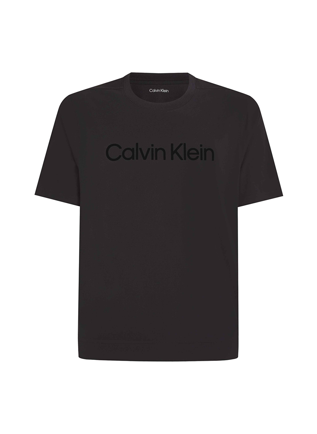 Calvin Klein Siyah Erkek Bisiklet Yaka T-Shirt 00GMS4K189BAE-WO - SS TEE 