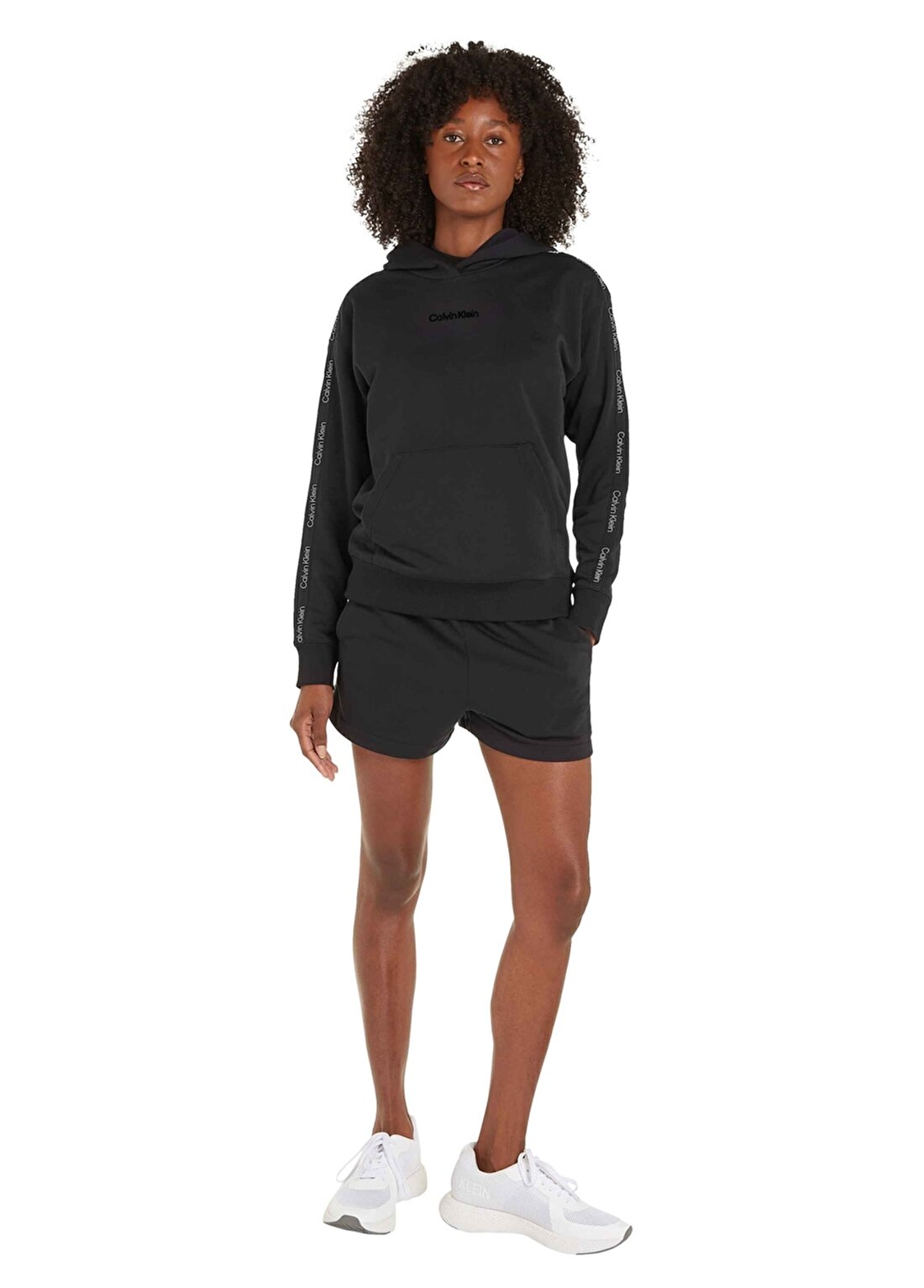 Calvin Klein Siyah Kadın Şort 00GWS4S826BAE-PW - Knit Short