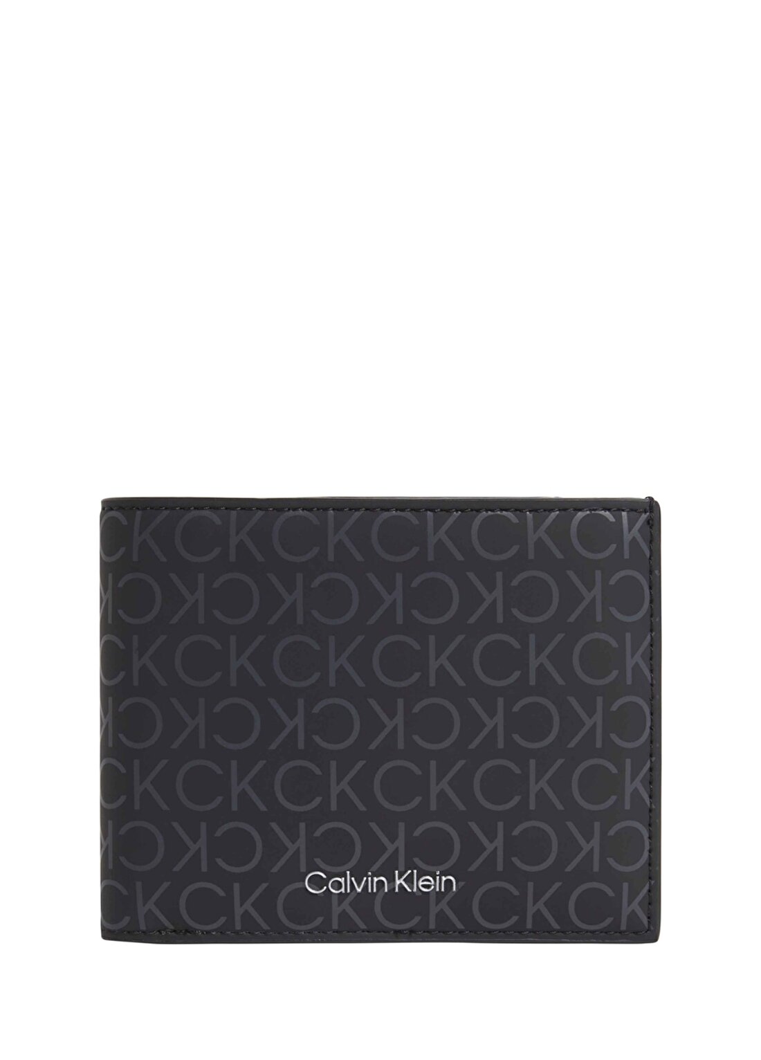 Calvin Klein Siyah Erkek 11,5X9x2 Cm Cüzdan RUBBERIZED BIFOLD 5CC W/COIN