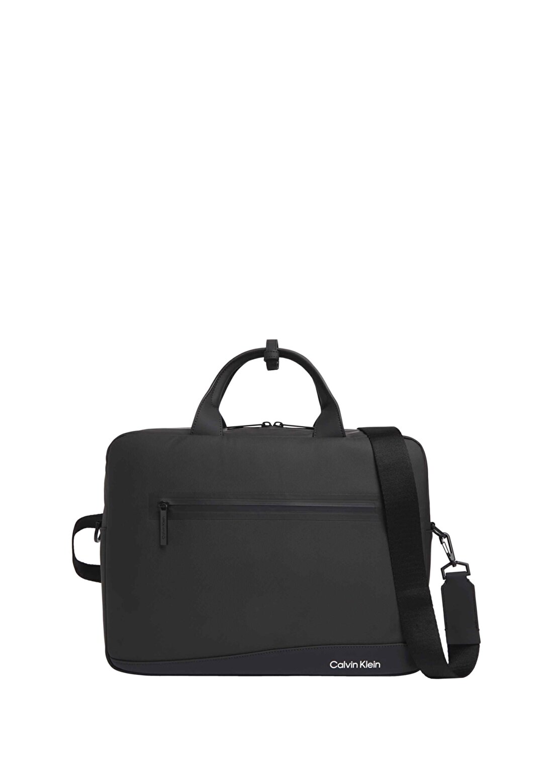 Calvin Klein Siyah Erkek 40X30,5X8 Cm Laptop Çantası RUBBERIZED CONV LAPTOP BAG