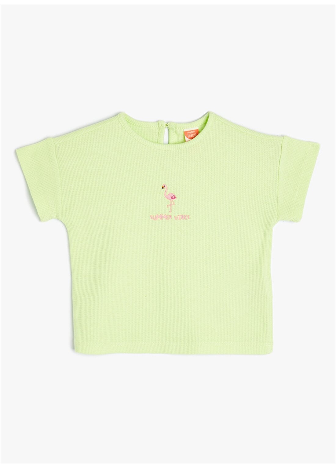 Koton Yeşil Kız Bebek T-Shirt 4SMG10129AK