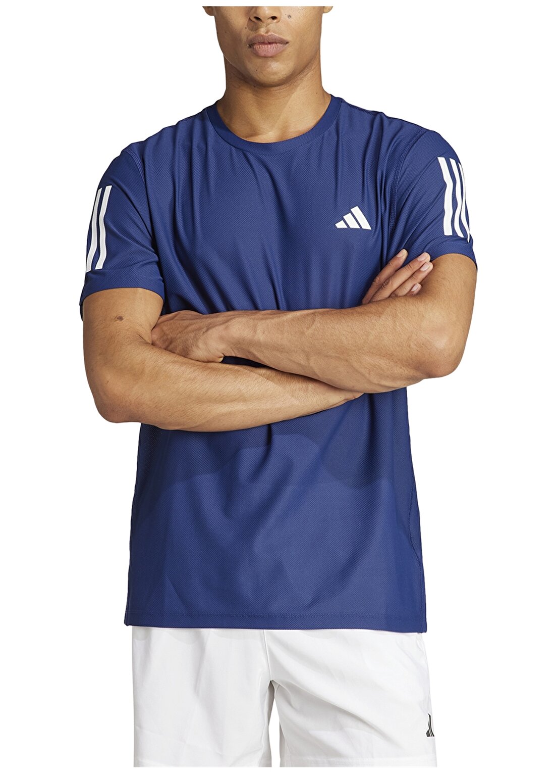 Adidas Mavi Erkek Yuvarlak Yaka Normal Kalıp T-Shirt IN1502 OTR