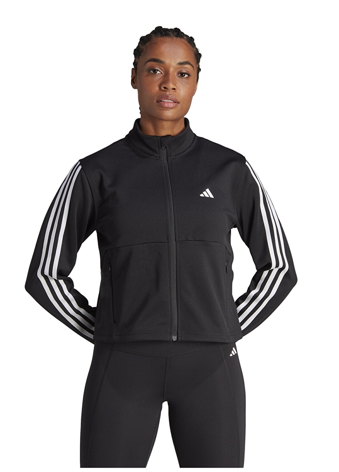 Adidas Siyah Kadın Zip Ceket HZ5615 TR-ES