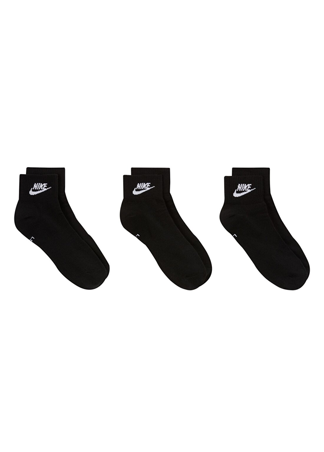 Nike Siyah Unisex Çorap DX5074-010-U NK NSW EVERYDAY ESSENT