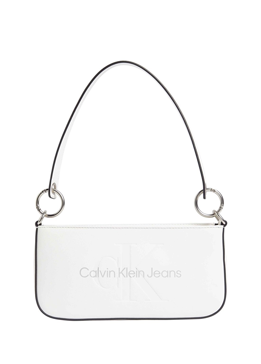 Calvin Klein Beyaz Kadın 13X25x4 Cm Omuz Çantası K60K6106790LI