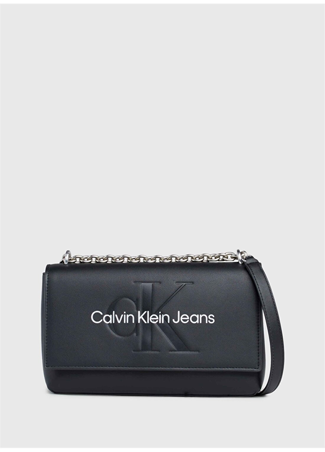 Calvin Klein Siyah Kadın 25X16x6,5 Cm Çapraz Çanta K60K6118660GL