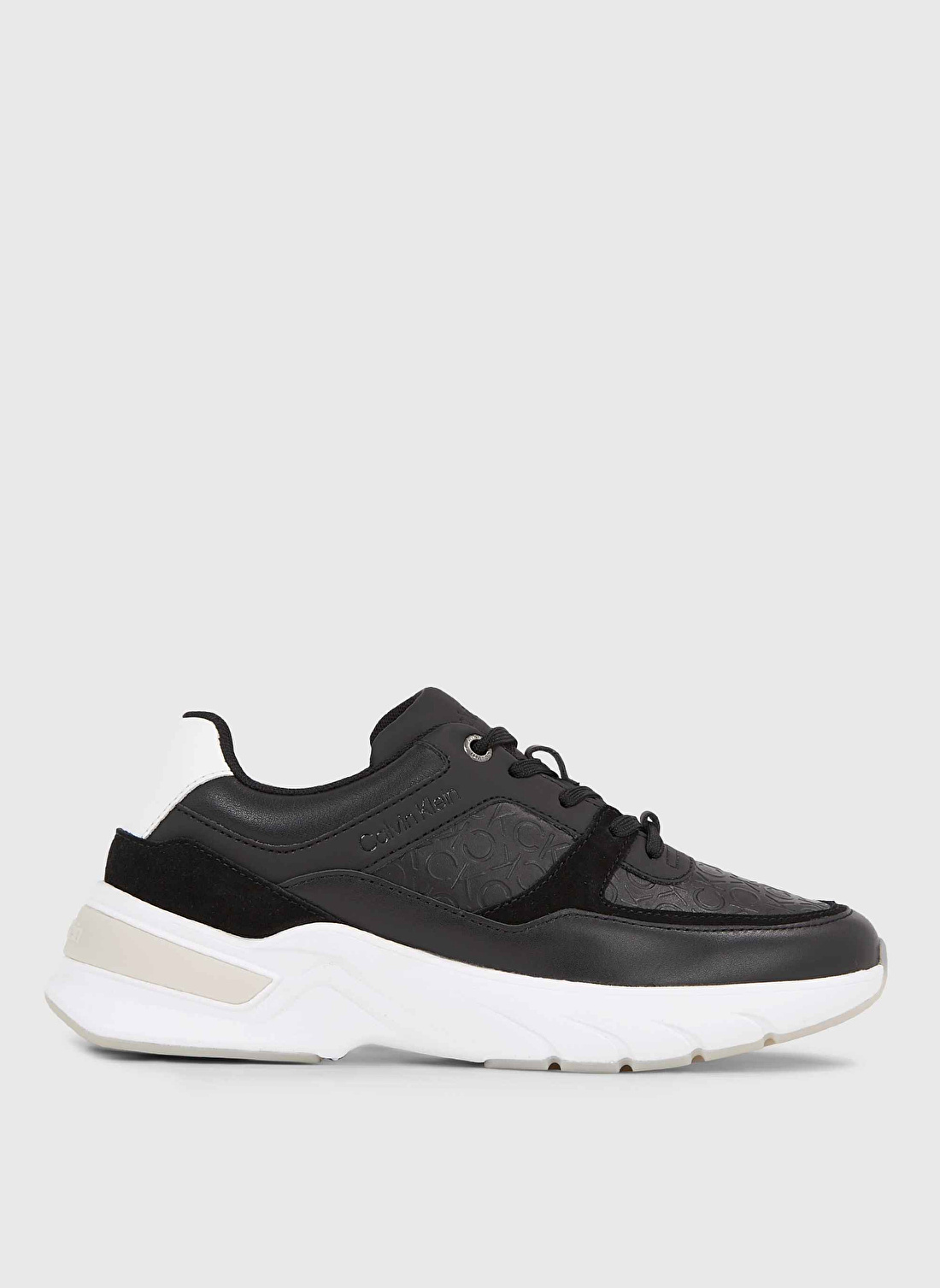 Calvin Klein Siyah Kadın Deri Sneaker HW0HW018690GQ 