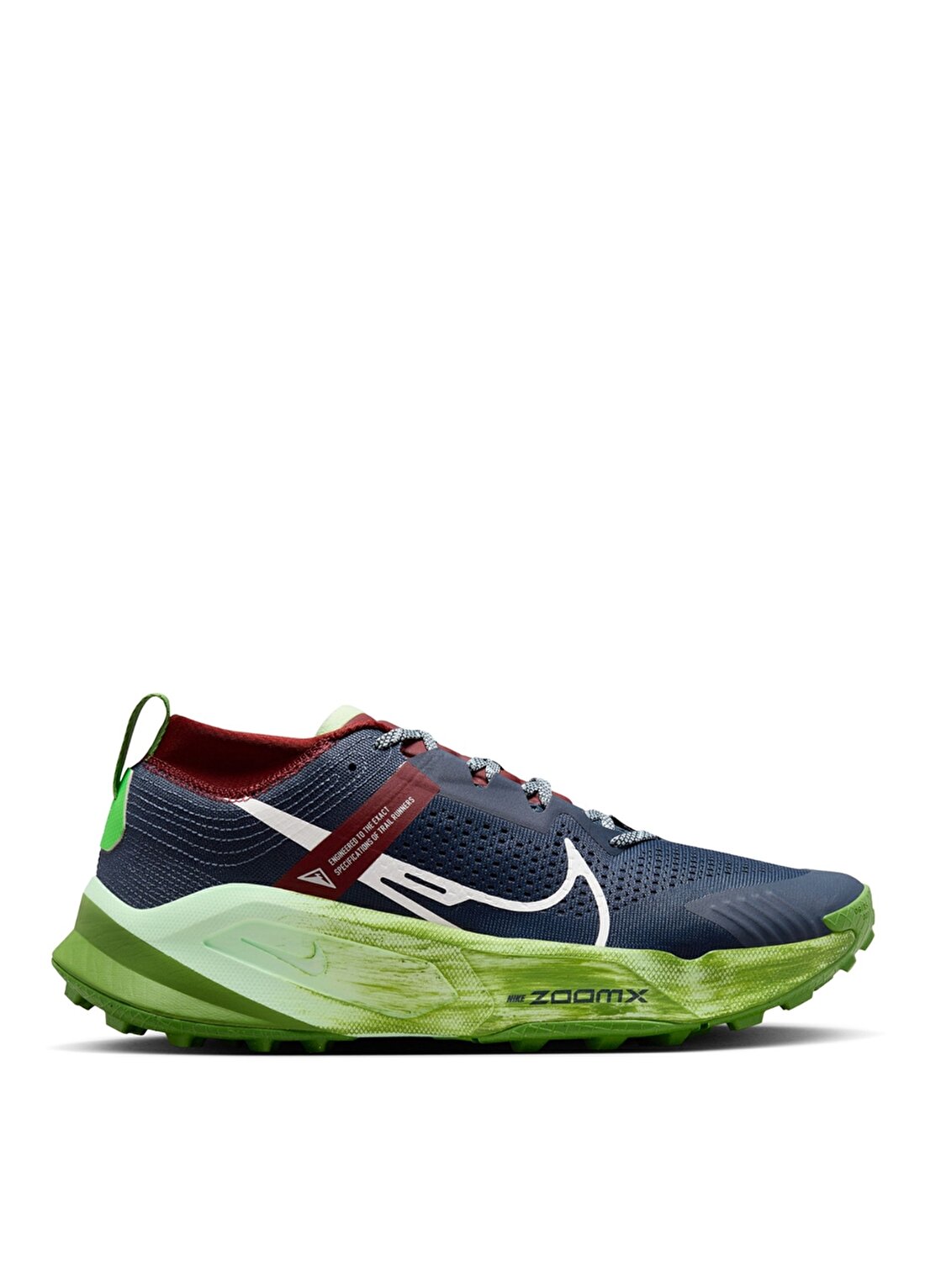 Nike Lacivert - Yeşil Erkek Koşu Ayakkabısı DH0623-403- ZOOMX ZEGAMA TRAIL