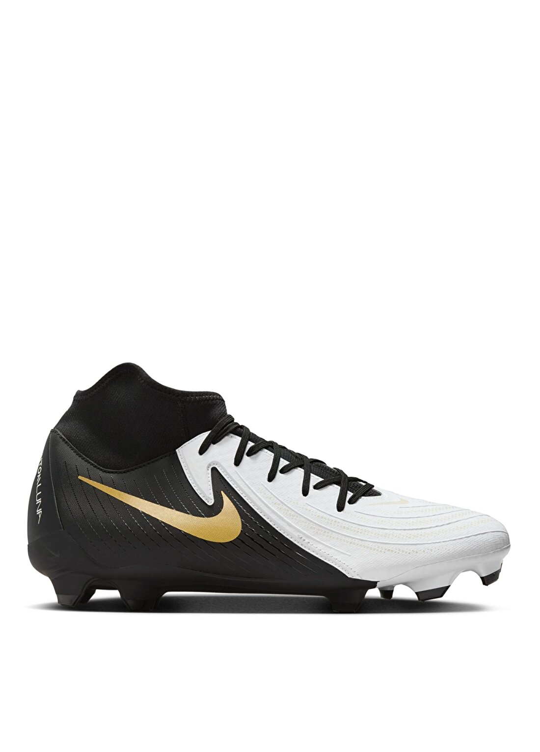 Nike Beyaz - Altın Erkek Futbol Ayakkabısı FD6725-100-PHANTOM LUNA II ACADEMY