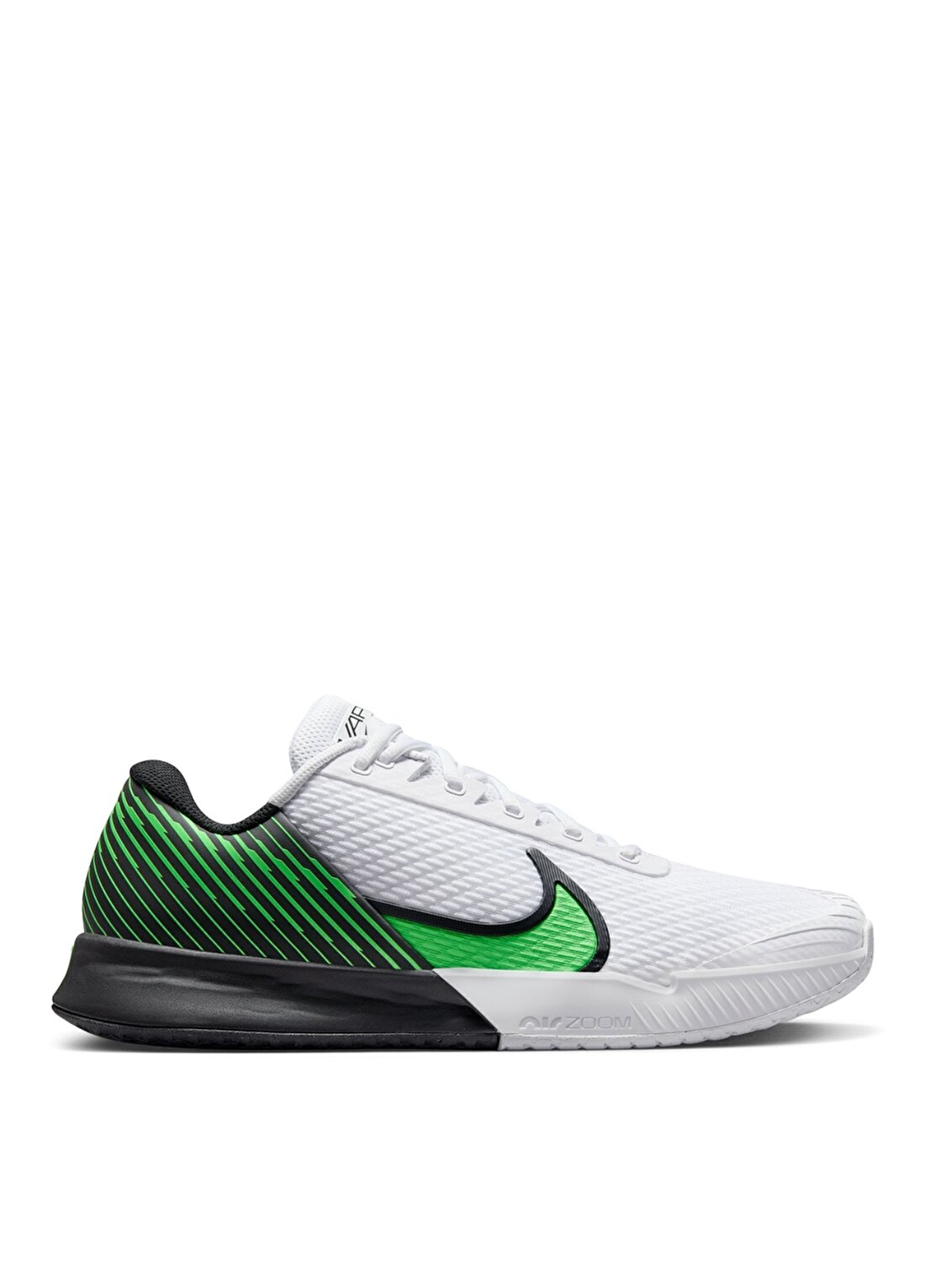 Nike Siyah - Beyaz - Yeşil Erkek Tenis Ayakkabısı DR6191-105-M NIKE ZOOM VAPOR PRO 2