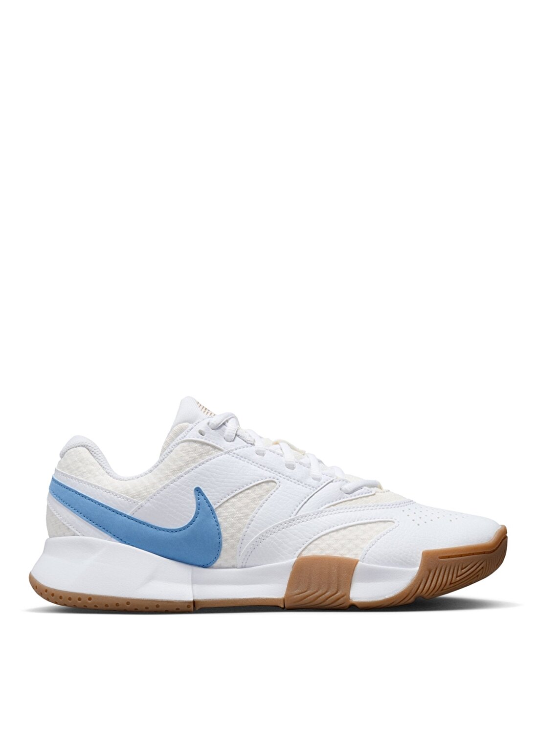 Nike Beyaz - Krem Kadın Tenis Ayakkabısı FD6575-106-W COURT LITE 4
