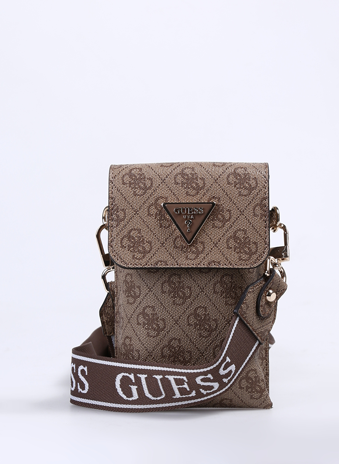 Guess Açık Kahve Kadın 19x4x11 cm Telefon Çantası HWSG9211810-LTL 