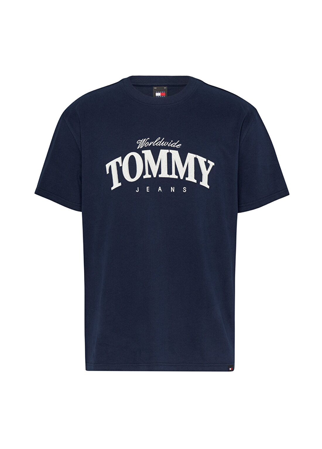 Tommy Jeans Baskılı Lacivert Erkek T-Shirt DM0DM18274C1G
