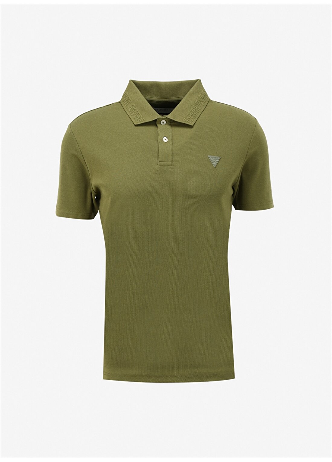 Guess Düz Yeşil Erkek Polo T-Shirt M4GP66KC701G8Y4_NOLAN SS POLO - ORG