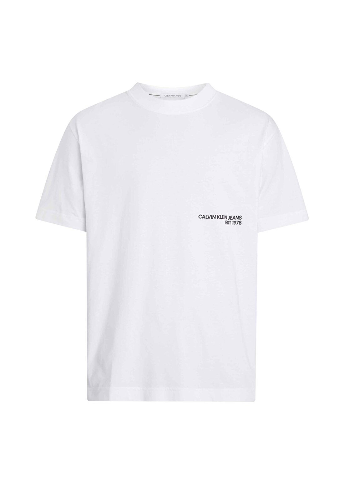 Calvin Klein Jeans Beyaz Erkek T-Shirt