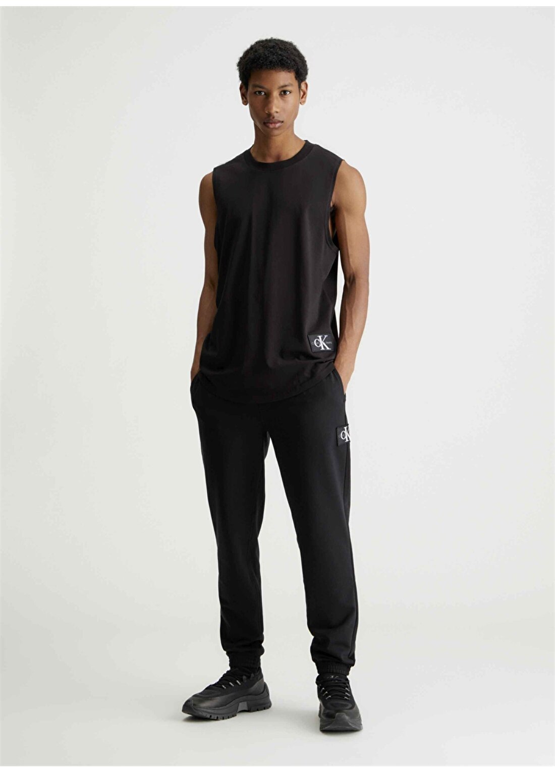 Calvin Klein Jeans Siyah Erkek Atlet J30J325529BEH