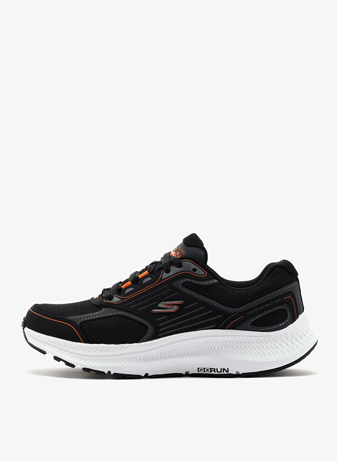 Skechers Siyah - Turuncu Erkek Koşu Ayakkabısı 220866 BKOR GO RUN CONSİSTENT 2.0   