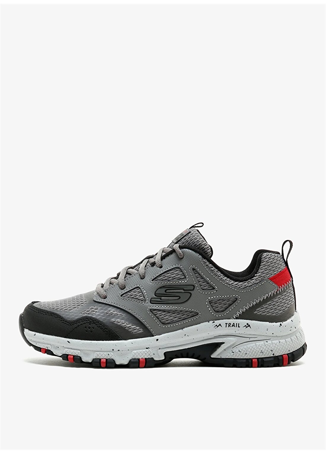 Skechers Gri - Kırmızı Erkek Yürüyüş Ayakkabısı 237265 CCRD HİLLCREST