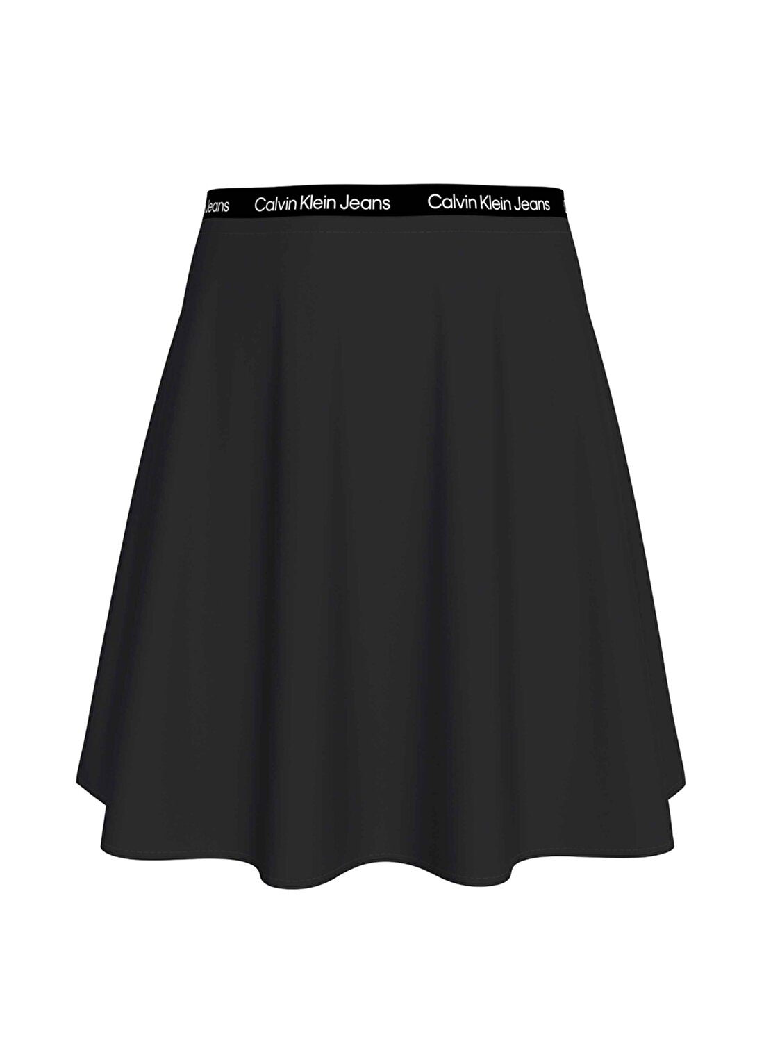 Calvin Klein Jeans Yüksek Bel Siyah Kadın Düz Kısa Etek J20J223143BEH